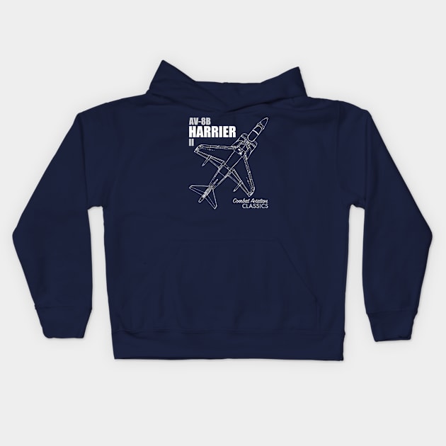 AV-8B Harrier II Kids Hoodie by TCP